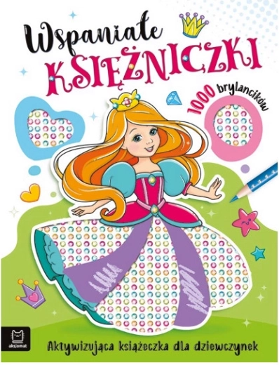 Amazing Princesses – activity book for girls with 1000 adhesive sparkles