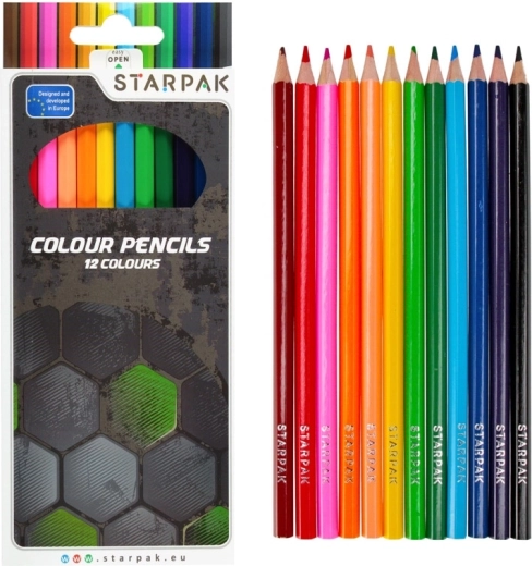 Crayons de couleur 12 pcs Footballeur