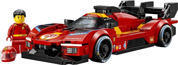 Authentic Ferrari 499P racing details