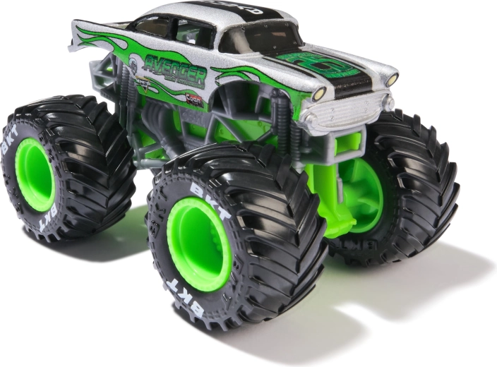 Large rubber tires for smooth driving