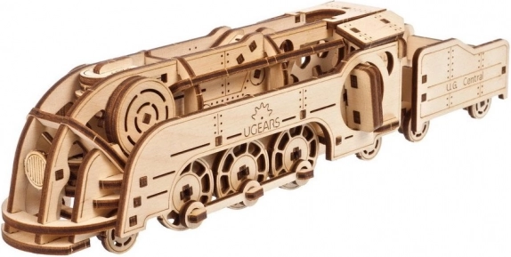 Ugears mini locomotive – puzzle mécanique en bois 3D