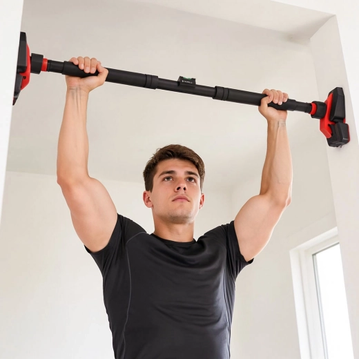 No-drill installation with integrated level