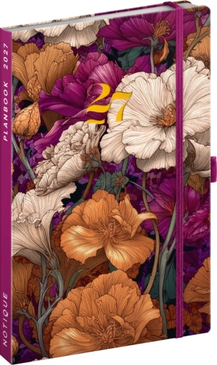 Design floral élégant et fermeture sécurisée