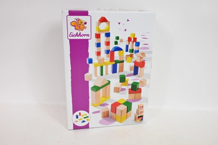Eichhorn Wooden Blocks 75 pcs