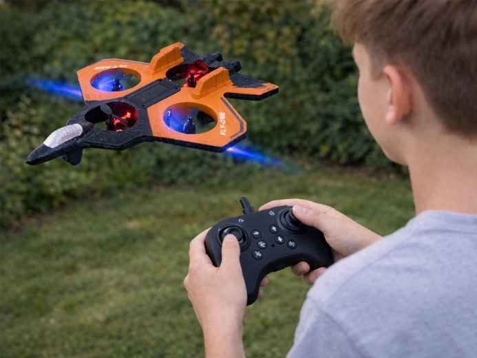 Éclairage LED et acrobaties à 360°