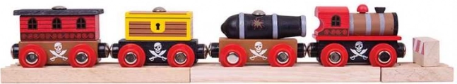 Piraten Trein met Rails