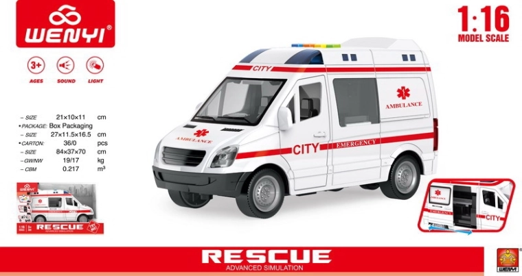 Ambulance interactive pour enfants