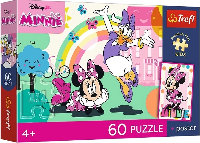 Trefl Premium Plus Kids kinderpuzzel Glimlach Minnie 60 stukjes