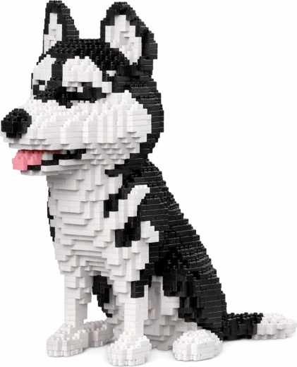 Realistische 3D-look van de husky