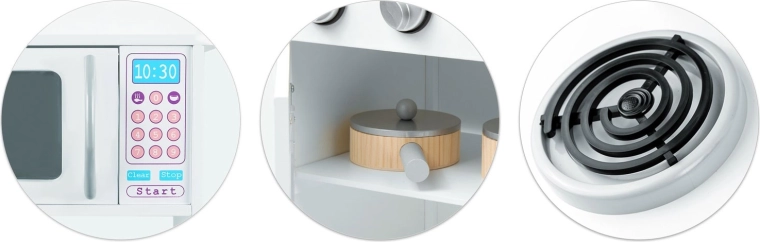 Micro-ondes avec panneau coloré