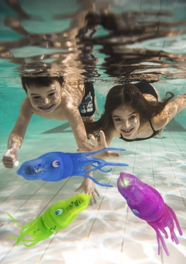 Squiddy blaue schwimmende Spielzeug
