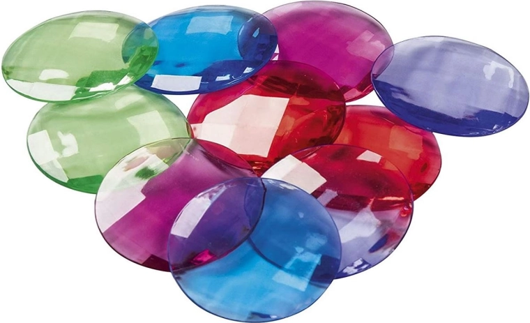 10 colorful crystals for diving games