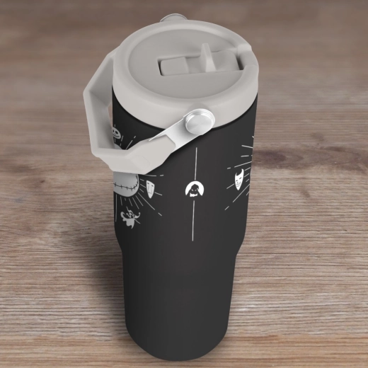 Couvercle refermable avec ouverture anti-éclaboussures