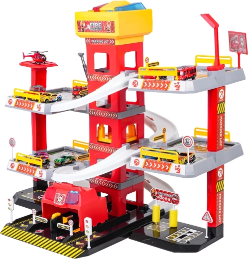 Parking à trois niveaux avec ascenseur