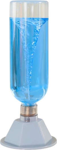 Visueel indrukwekkende draaikolk binnen enkele seconden