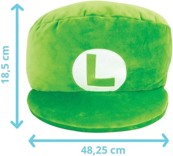 TOMY Nintendo Super Mario Plush Luigi Hat