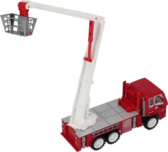 Grand camion de pompiers pour des histoires pleines d’imagination