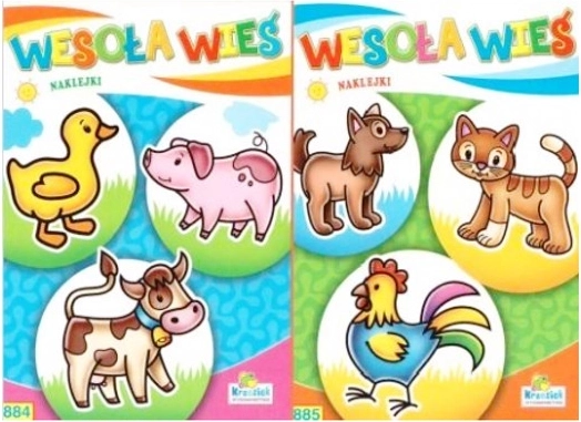 Campagne joyeuse – livre avec autocollants et coloriages