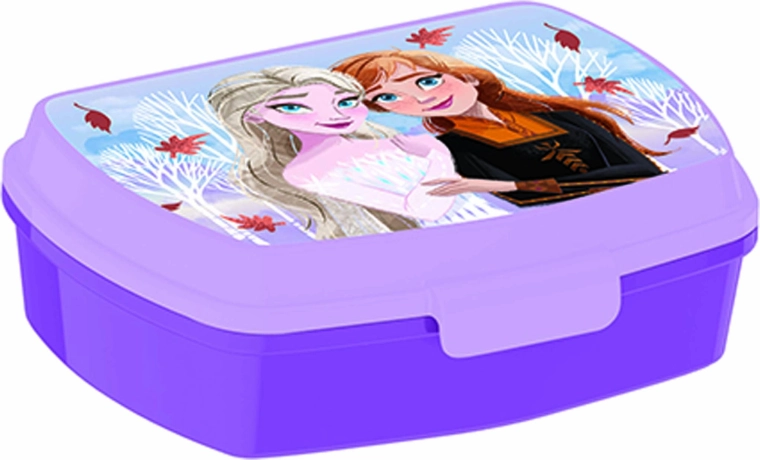 FROZEN plastic lunch box 17.5 × 14.5 × 6.5 cm
