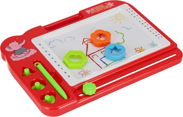 Teken, stempel en wis met één beweging