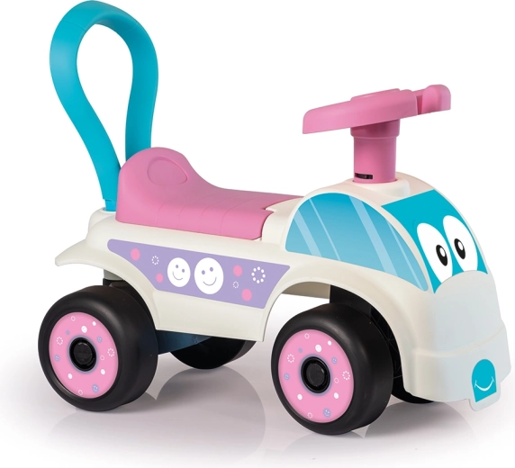 Kids ride-on car white–pink