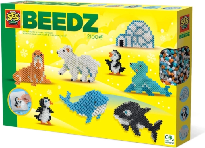 2100 beads in a practical creative set