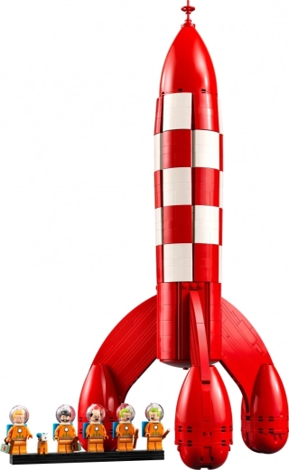 Iconic rocket design from the Tintin comics