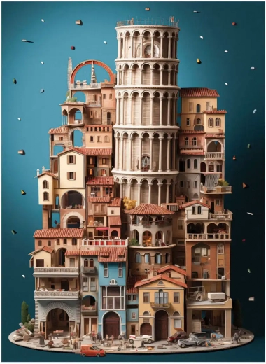 Puzzle Pise 1000 pièces ANATOLIAN