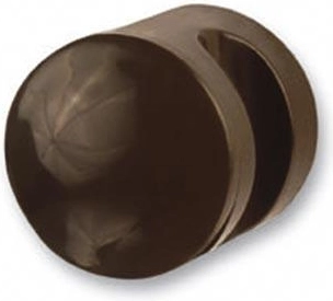 Boule rotative avec rosace ronde, blanche, plastique