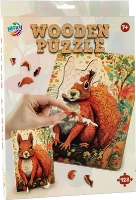 Puzzle en bois CCG écureuil – 128 pièces