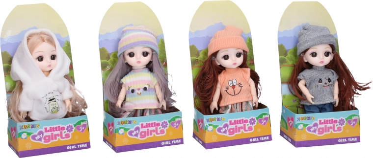 Doll in Winter Outfit 15 cm