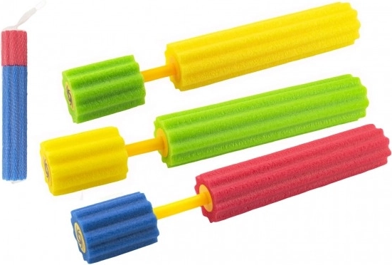 Foam water gun – water tube 35 cm (color mix)