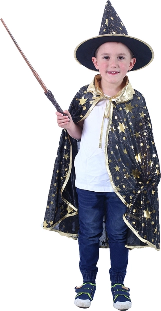 Children's Wizard Cape with Hat
