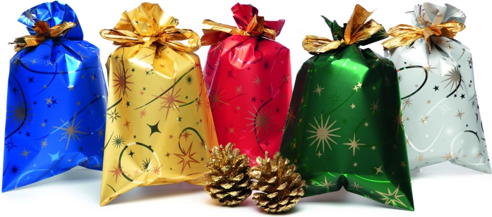 Cellophane Bag Stars 20x35 cm