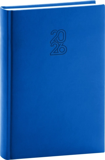 Daily Diary Blue 2026