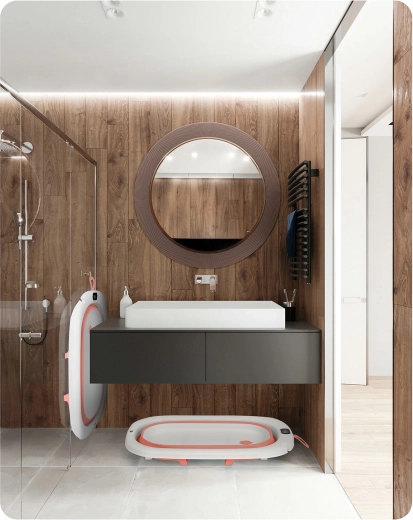 Compact op te bergen, stabiel en klaar voor op reis