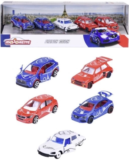 Set de petites voitures MAJORETTE French Touch, 5 pcs