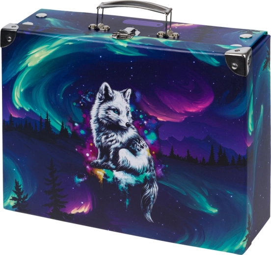 Baagl foldable school case Aurora with metal fittings