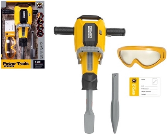Kids’ Pneumatic Hammer Power Tools – Yellow