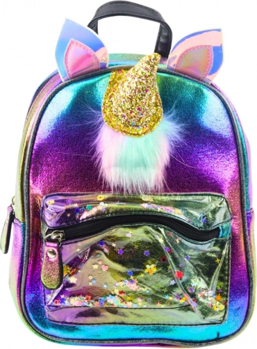 Kinder rugzak Regenboog met eenhoornhoorn