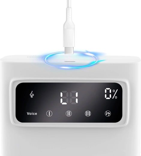 Child comfort: melodies, white noise, and LED light