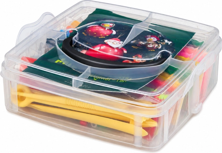 Praktische box en boetseergereedschap