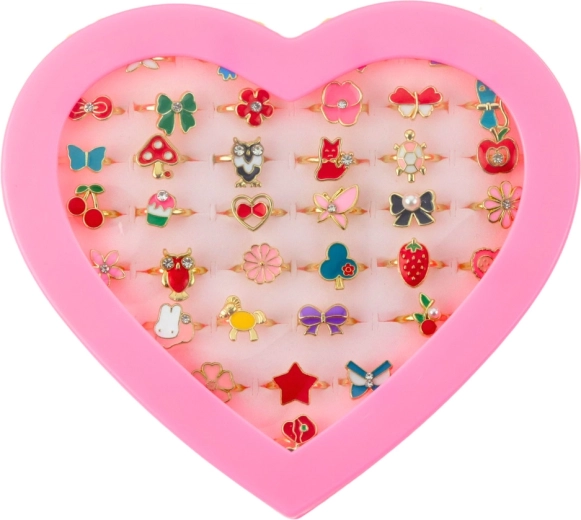 Heart-shaped case for order and easy selection