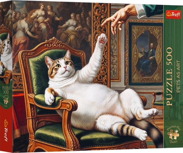 Puzzle 500 Premium Plus – Pets as Art: His Furry Majesty