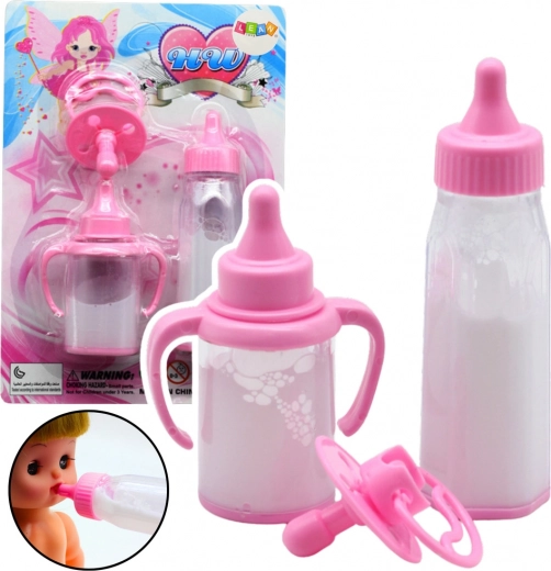 Doll Set with Disappearing Milk and Pacifier