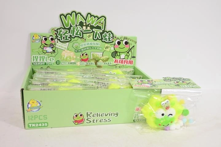 Stress-Relief Frog Squishy 12 pcs