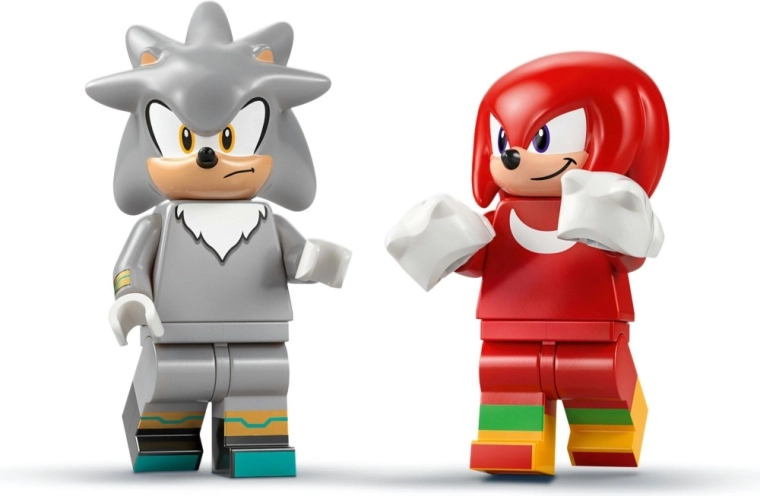 Silver and Knuckles minifigures