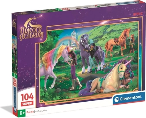 Clementoni puzzle 104 pieces Unicorn Academy