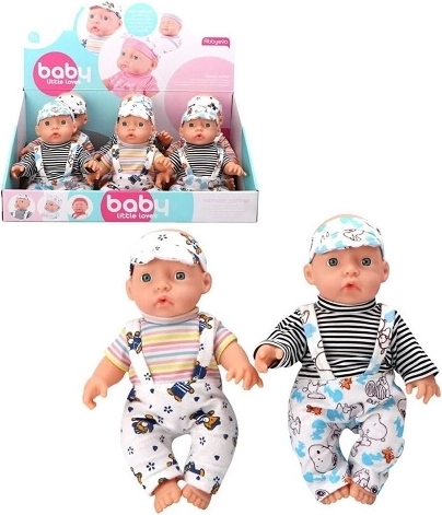Baby doll in overalls