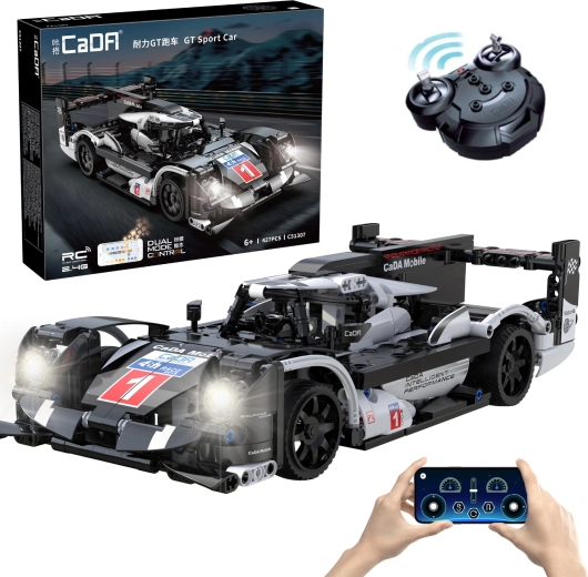 CaDA Remote-Controlled GT Sport Car with LED Lights